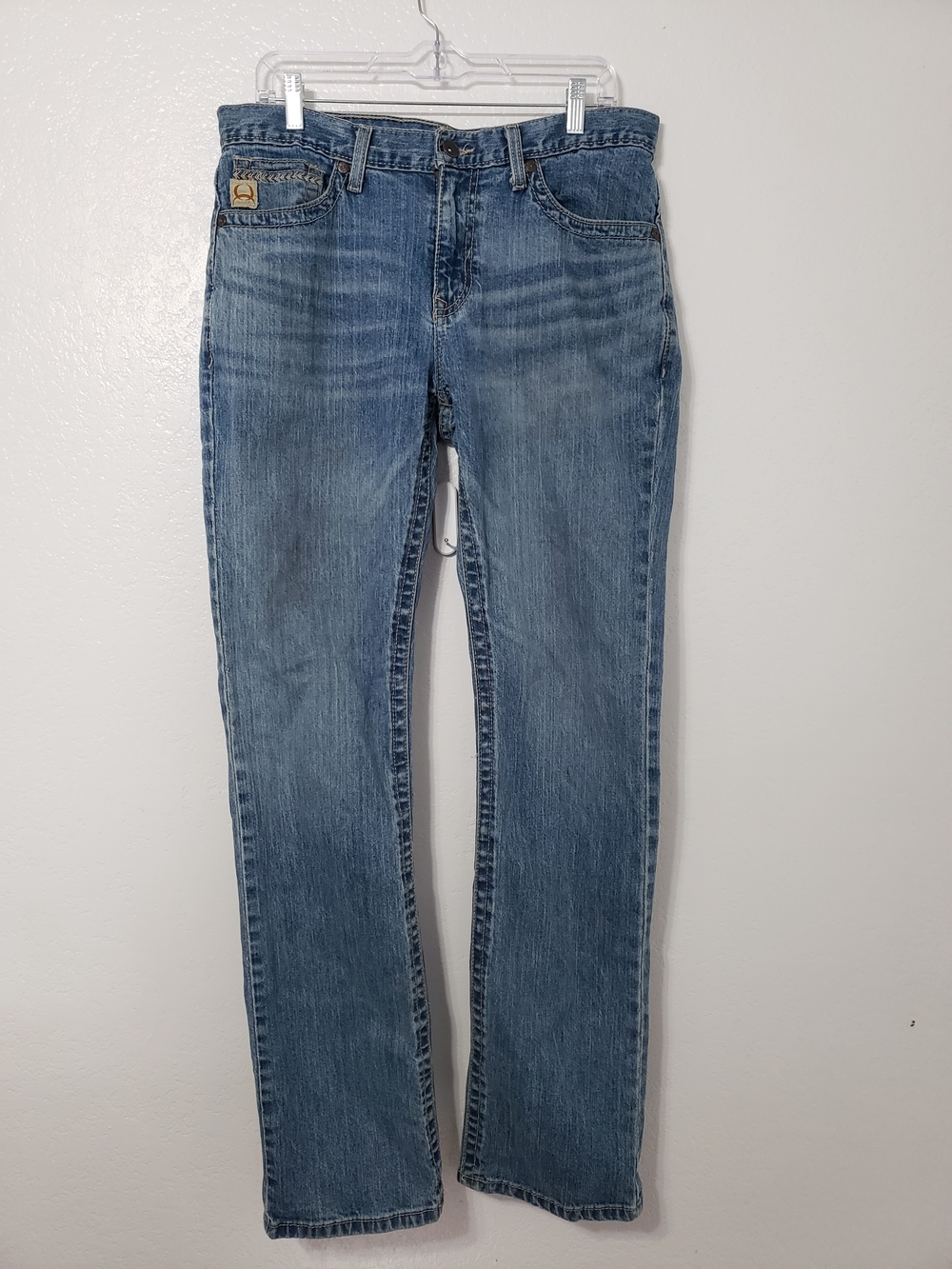 Cinch Ian Men’s Jeans 34x35 Medium Wash Straight Leg Western Cowboy Stretch